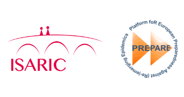ISARIC and PREPARE logos